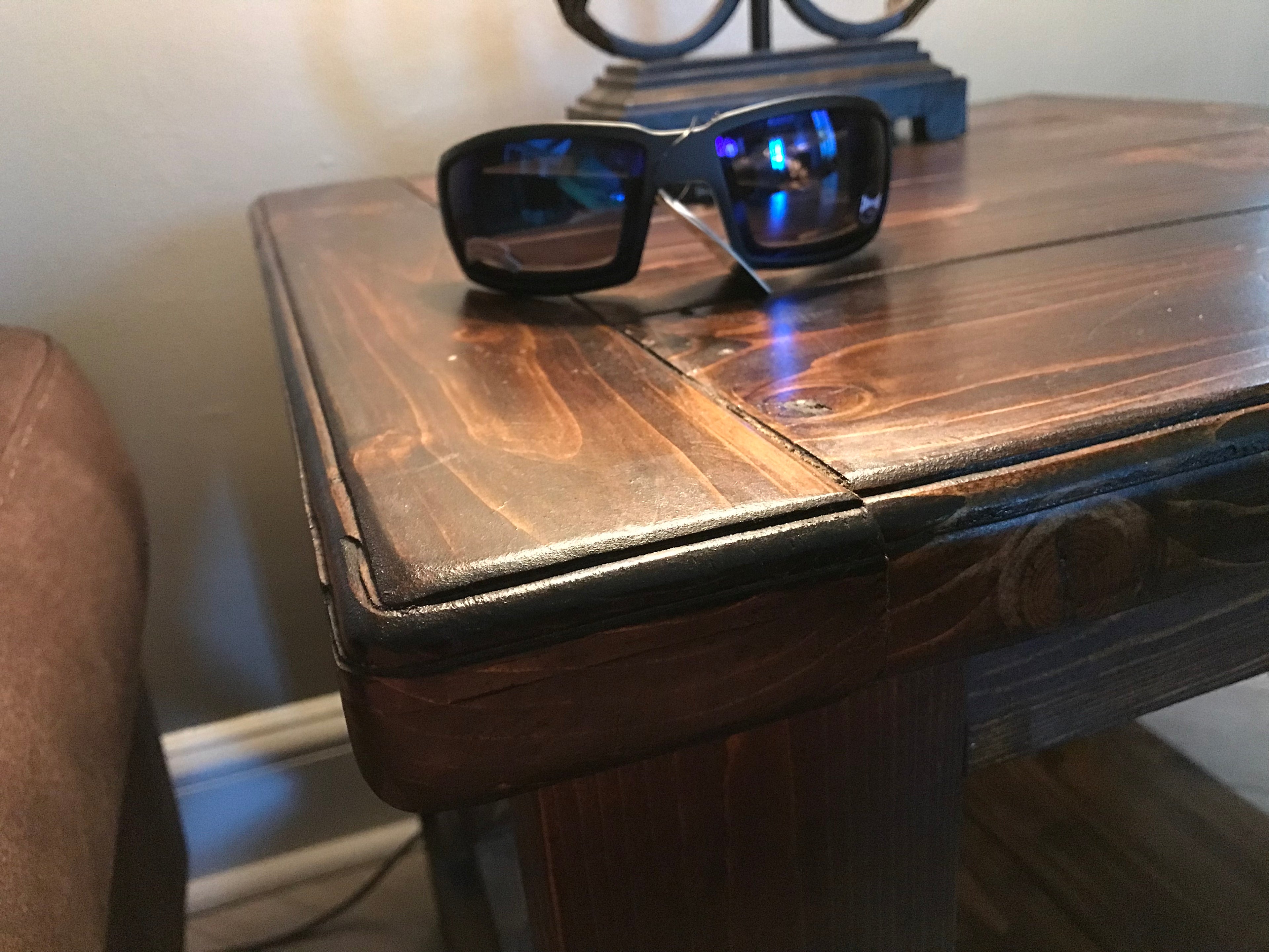 Chopper Sunglasses -Brown Tone Lens Blocks 100% UVA & UVB