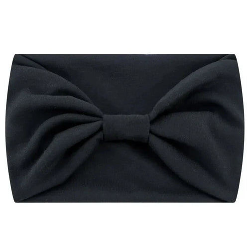 Head Band Women Hair Accessories Solid Wide Headband Bowknot Turbans