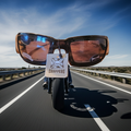 Chopper Sunglasses -Black Tone Lens Blocks 100% UVA & UVB